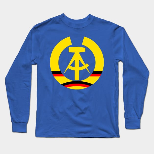 DDR coat of arms stylized Long Sleeve T-Shirt by GetThatCar